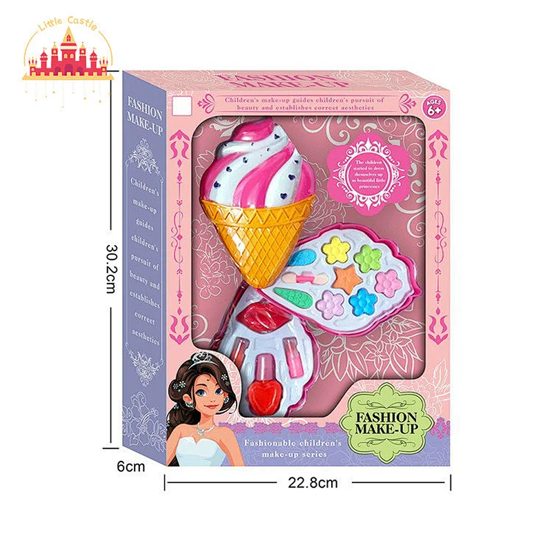 New Design Kids Pretend Play Plastic Makeup Toys DIY Nail Art Set With Doll SL10A530