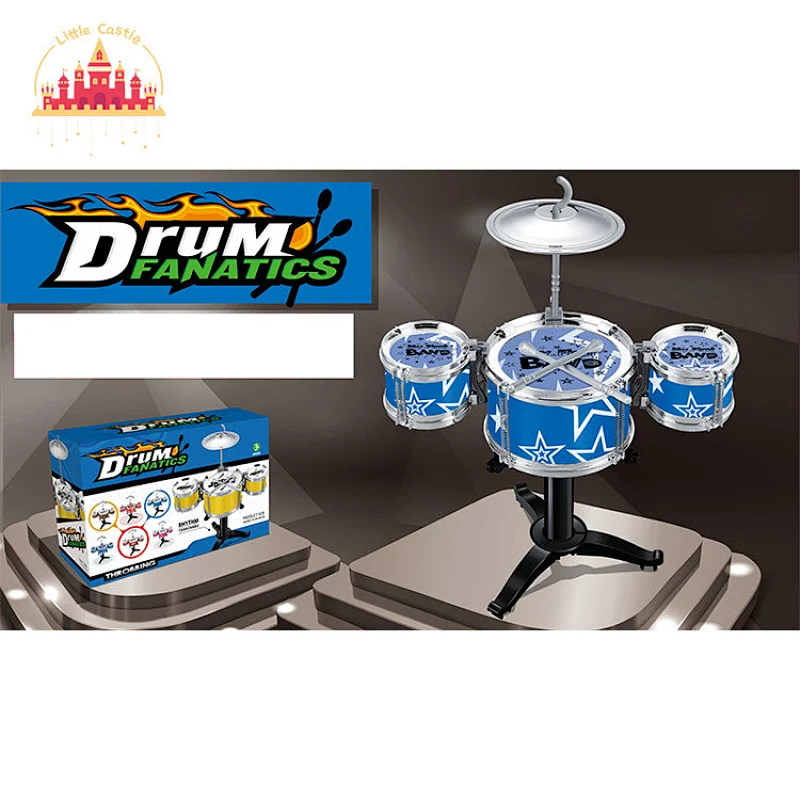 Wholesale Percussion Instrument Plastic Lifting Set Jazz Drum Toy For Kids SL07E003