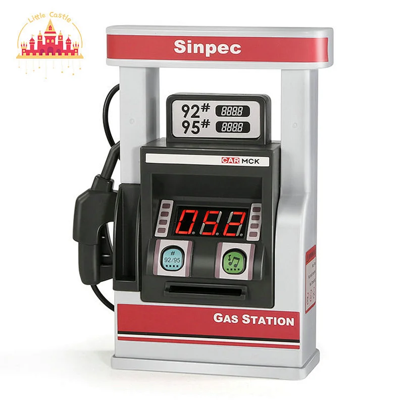 New Arrival Kids Pretend Play Simulation Plastic Gas Station Toy With Music SL10D848