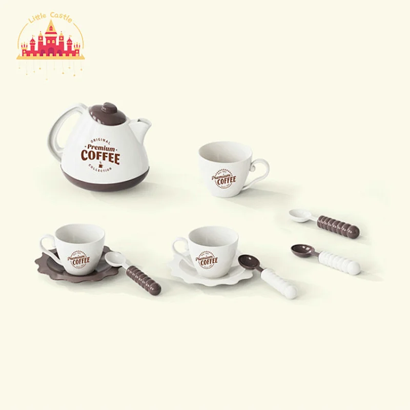 Customize Pretend Play Kitchen Accessories Plastic Tea Set Toys For Kids SL10D382