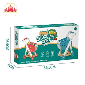 New Design Supermarket Pretend Play Set Plastic Shopping Cart Toy For Kids SL10D788