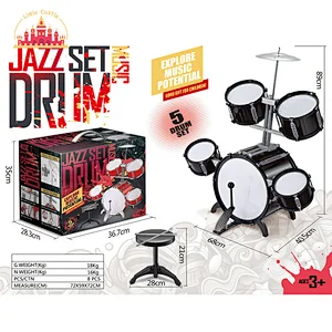 Hot Sale Educational Music Instrument Plastic Jazz Drum Set For Kids SL07A031