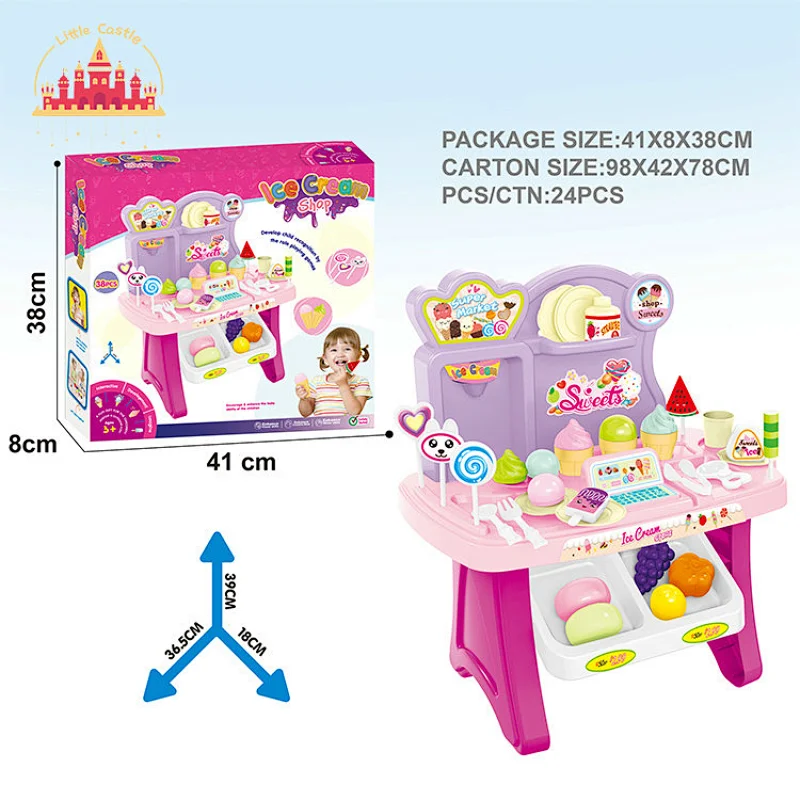 44 Pcs Shopping Play Set Pretend Play Plastic Supermarket Toys For Kids SL10E010