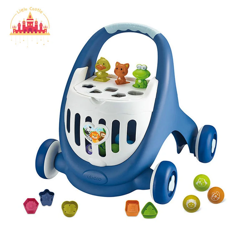 New Design Early Educational Shape Matching Plastic Push Walker For Baby SL16E020