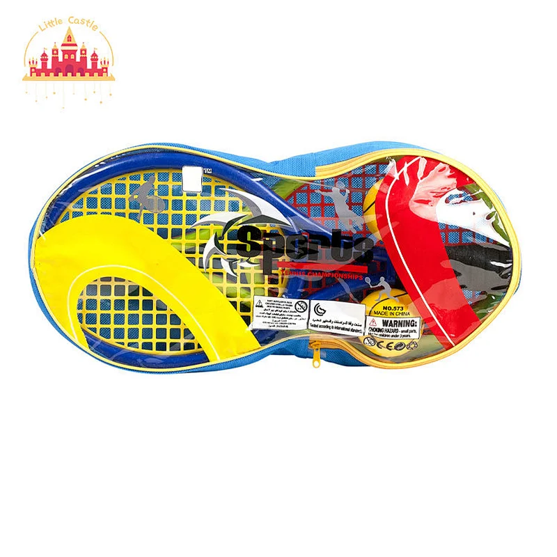 Hot Selling Kids Outdoor Sport Game Plastic Large Grid Racket Set Toy SL01D123