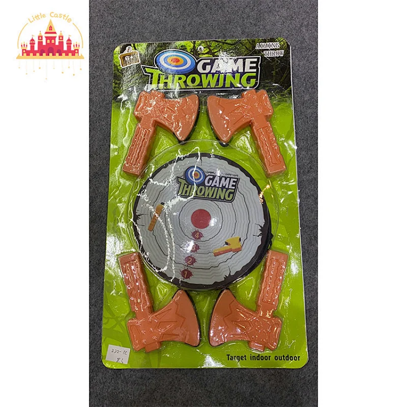 Wholesale Indoor Outdoor Throwing Target Game Plastic Axe Dart Toy For Kids SL01F079