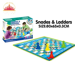 Hot Selling Floor Ludo Game Chess Board Foldable Flying Chess Mat For Kids SL11A100