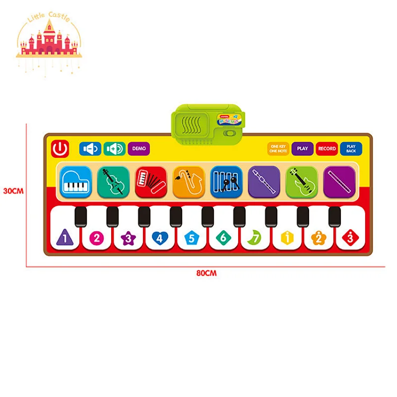 Hot Sale Musical Piano Keyboard Toy Cartoon Dinosaur Dance Mat For Kids SL07D032