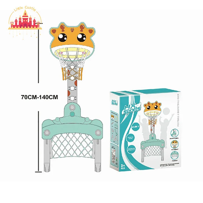 2 In 1 Multifuncational Kids Plastic Basketball Stand Toy With Arrow Target SL01F137