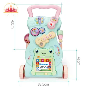 Multifunction Educational Activity Trolley Toy Plastic Baby Walker With Music SL16E015