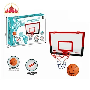Kids Sports Game Plastic Basketball Hoop Set Toy With Electronic Scoreboard SL01F118