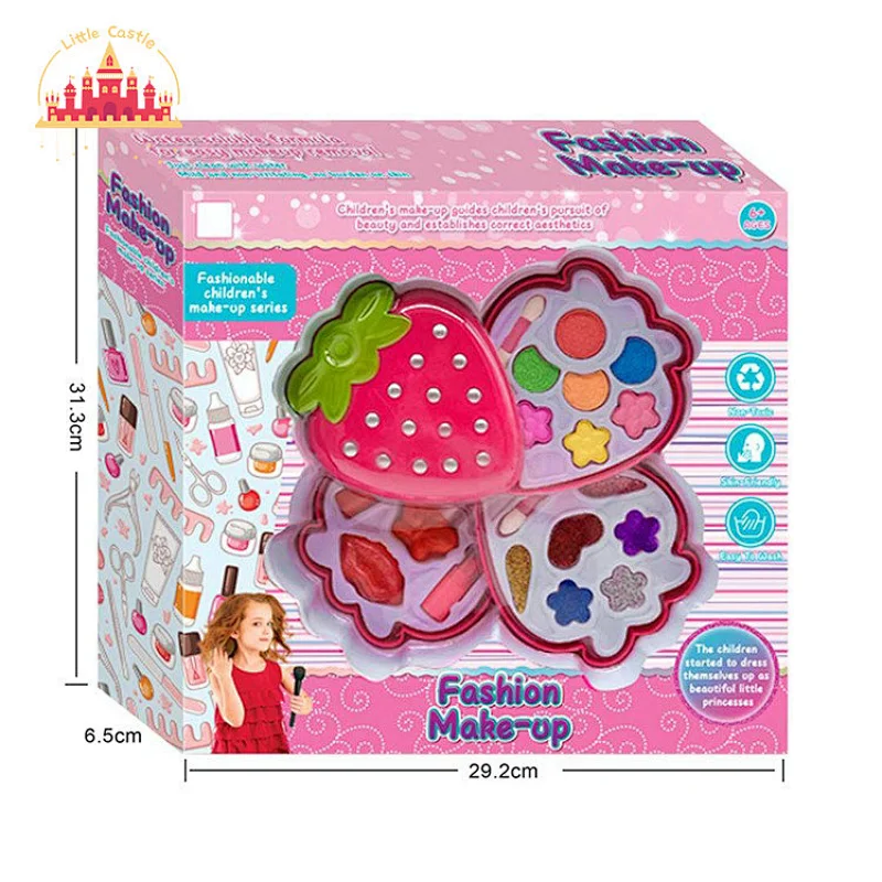Fashion Beauty Set Pretend Play 3 Layers Plastic Cosmetics Box For Kids SL10A365