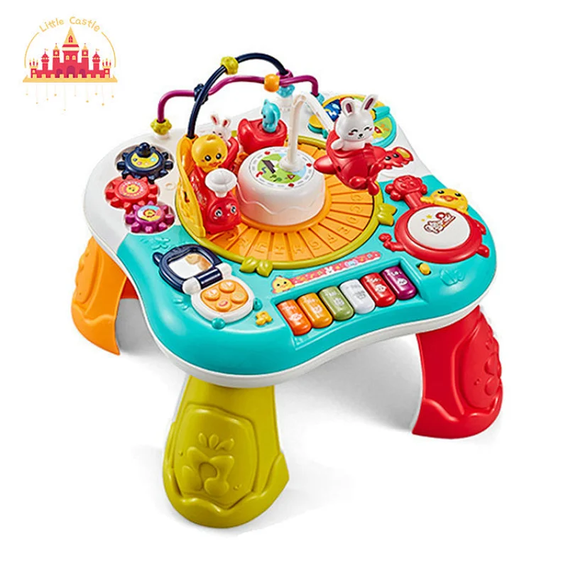 New Arrival Kids Pretend Play Simulation Plastic Gas Station Toy With Music SL10D848