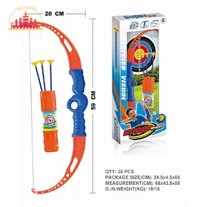 Kids Outdoor Sports Game Plastic Archery Bow And Arrow Set With Target SL01F335