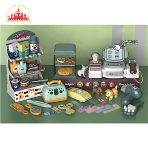 New Design Cosmetic Shopping Game Plastic Cash Register Set Toy For Kids SL10D850