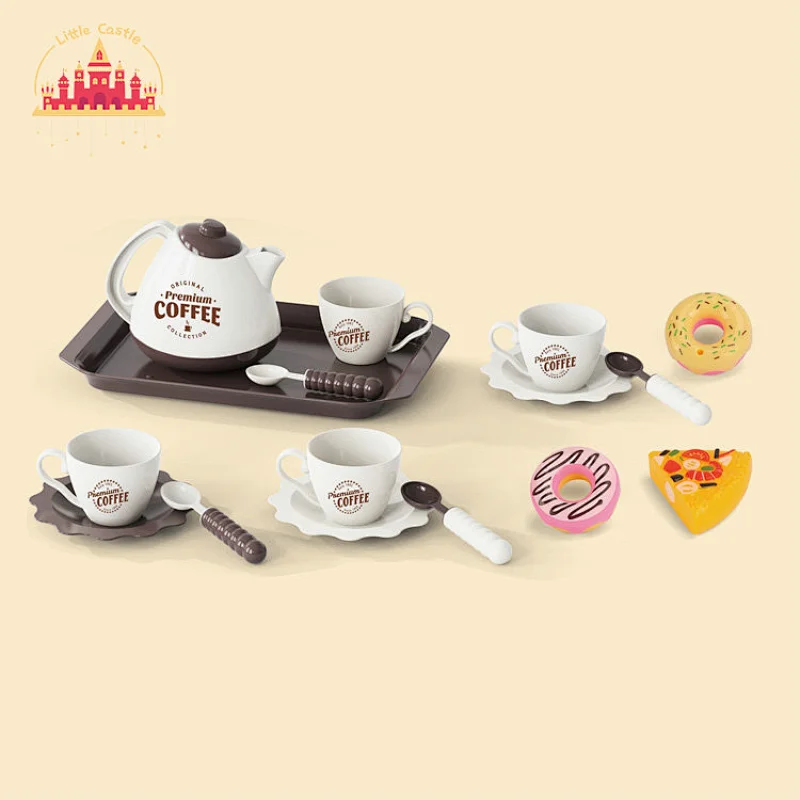 Pretend Role Play Kitchen Accessories Plastic Coffee Cup Set Toys For Kids SL10D383