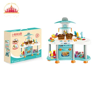 Kids Chef Pretend Role Play Cooking Game 48 Pcs Plastic Kitchen Set Toy SL10C038