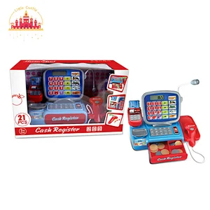 Kids Educational Shopping Game Cash Register Set Toy With Shopping Cart SL10D655