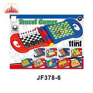 Funny Family Travel Game Set 3 In 1 Portable Plastic Chess Board For Kids SL11A118