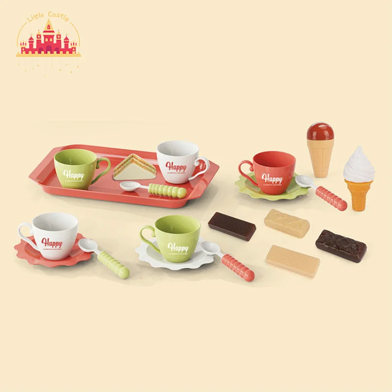 Wholesale Pretend Play Simlation Plastic Afternoon Tea Set Toys For Kids SL10D384
