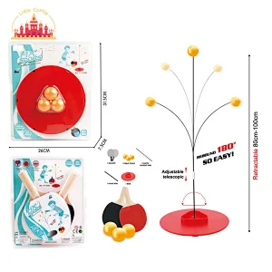 2023 New Kids Sports Game Table Tennis Rebound Trainer With Racket Balls SL01F219