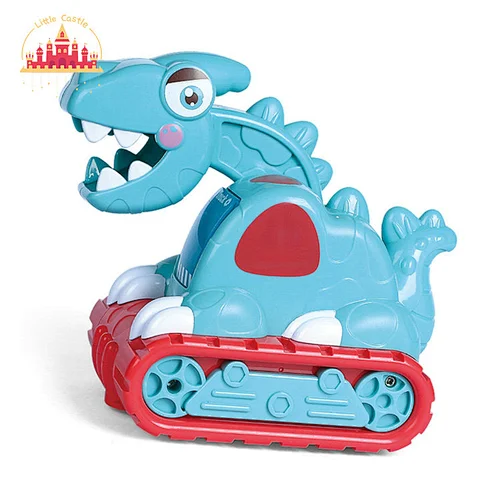 Early Educational Vehicle Toy Plastic Musical Dinosaur Excavator Toy For Kids SL07B013
