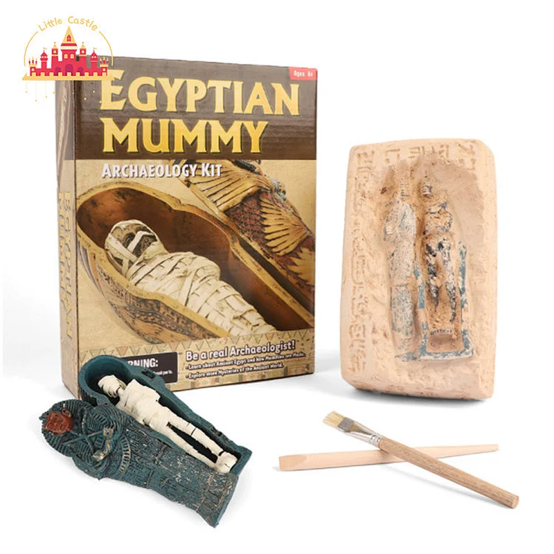 Popular Egyptian Mummy Archaeology Kit Kids Diy Handmade Excavation Toy SL17A096