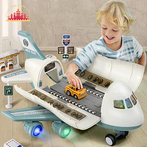 Electric Engineering Car Track Set Plastic Deformation Aircraft Toy For Kids SL04B029