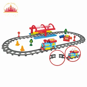Hot Selling Assembly 99 Pcs Plastic Electric Train Track Set Toy For Kids SL04C007
