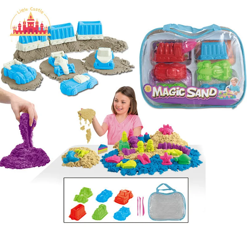 Hot Sale Kids DIY Castle Sand Model Set Magic Glow Space Sand Toy SL01A174