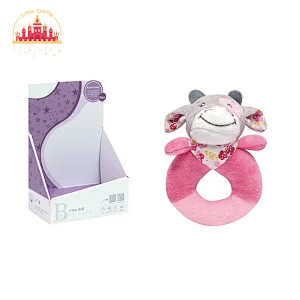 Hot Selling Soft Plush Stuffed Handbell Soothing Cow BIBI Stick For Baby SL21E042