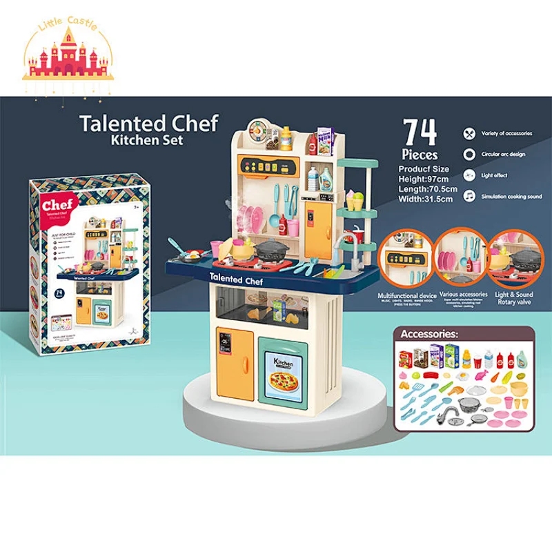 Wholesale Pretend Role Play Cooking Game Plastic Kitchen Set Toys For Kids SL10C327