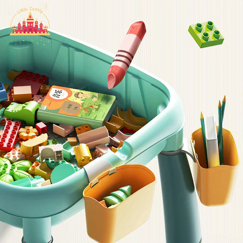 High Quality Multifunctional DIY Plastic Block Table Chair Set For Kids SL13A510