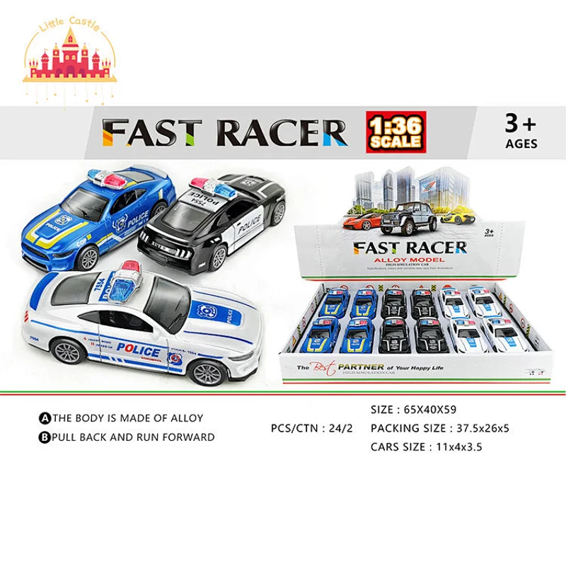 Dircast Model Car 1:36 12 Pcs Mini Alloy Pull Back Vehicle Toys For Kids SL04A677