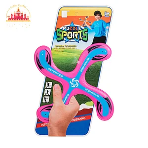 High Quality V Shape Plastic Boomerang Toy Kids Throw Catch Game SL01D130