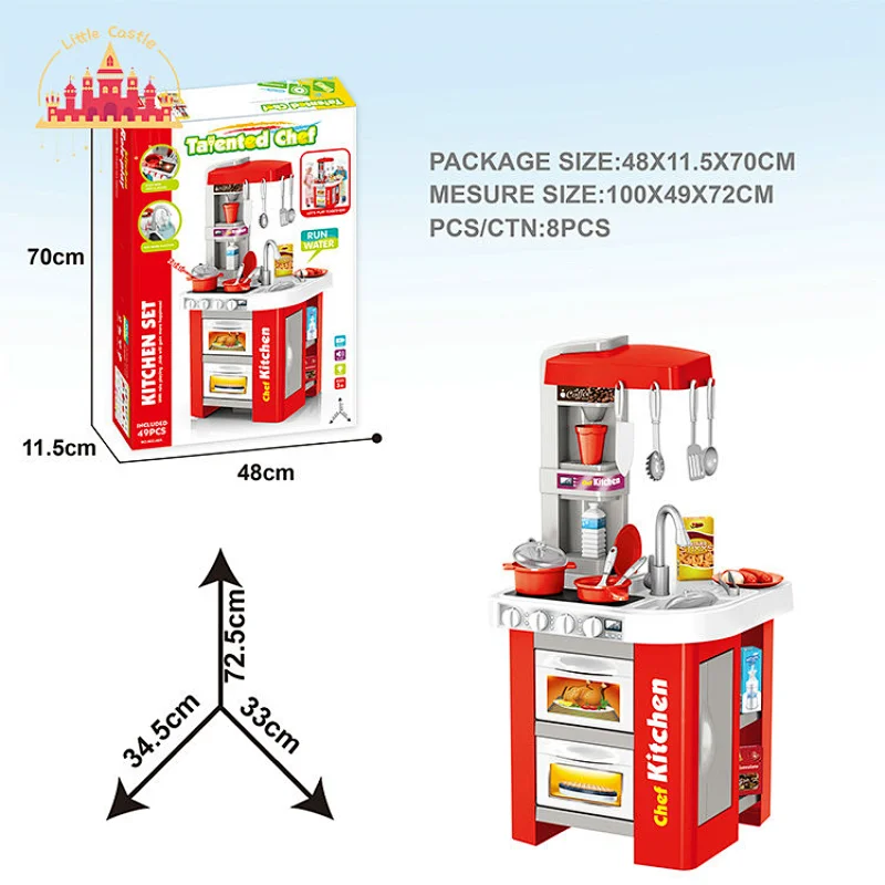 Wholesale Pretend Role Play Cooking Game Plastic Kitchen Set Toys For Kids SL10C327