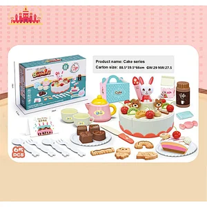 Hot Selling Kitchen Pretend Play 26 Pcs Plastic Cooking Set Toy For Kids SL10D831