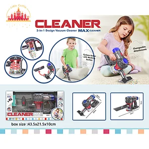 Popular Pretend Play Home Appliances Plastic Vacuum Cleaner Toy For Kids SL10D1026