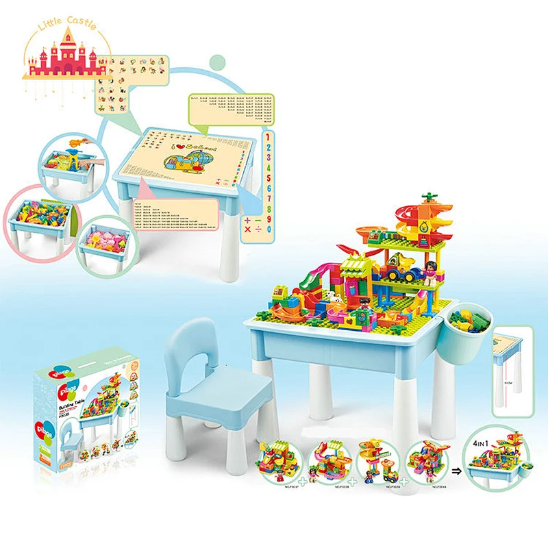 Wholesale Colorful Assembly 34 Pcs Plastic Marble Run Building Blocks For Kids SL13A526