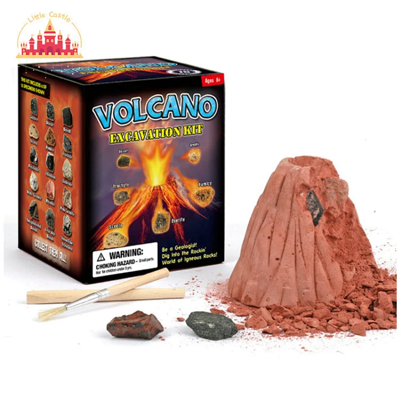 Creative Tricolor Earth Block Excavation Set Dig And Discovery Game For Kids SL17A086