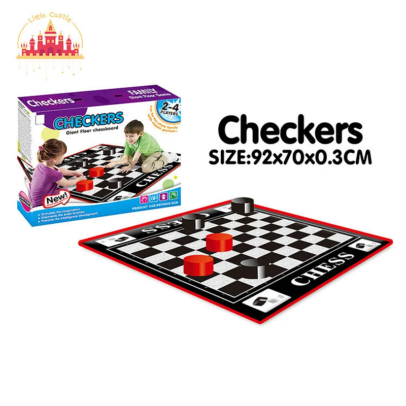 Wholesale Foldable Soft Play Mat Large Floor Checkers Chess Board For Kids SL11A091