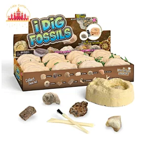Custom 12Pcs Polished Stone Excavation Set DIY Educational Toy For Kids SL17A070