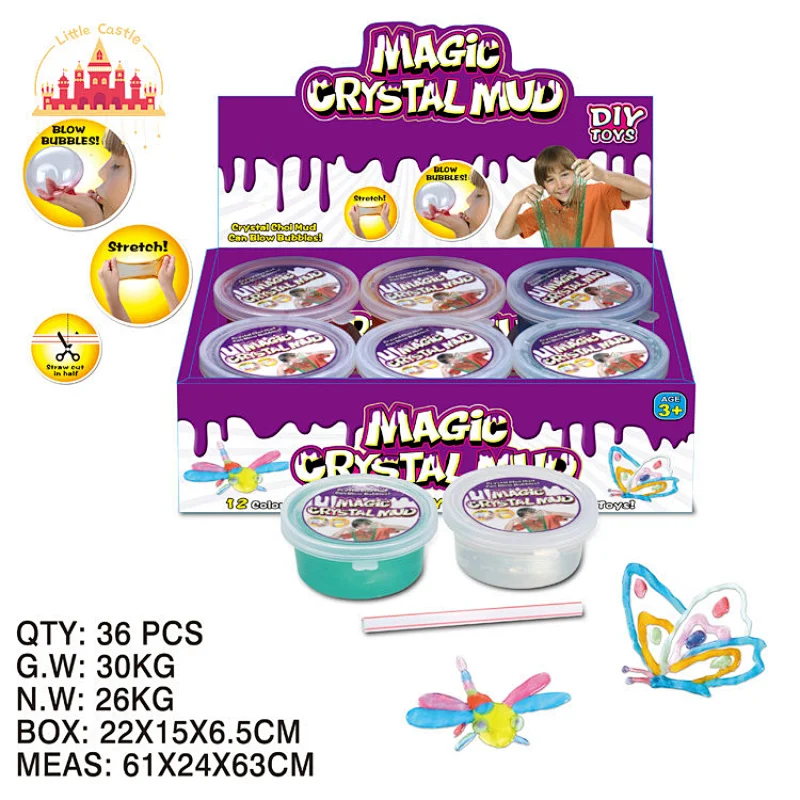 Creative DIY Magic Mud Non-toxic Kids Red Space Sand Set With Accessories SL01A169