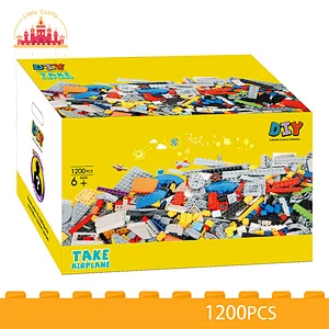 Creative DIY Building Toy 1200 Pcs Plastic Flight Blocks Set For Kids SL13A609