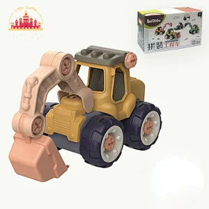 Popular Kids Educational Construction Truck Assembly Plastic Excavator Toy SL04A325