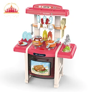 Popular Kids Cooking Pretend Play 65 CM Plastic Kitchen Toy With Light Sound SL10C197