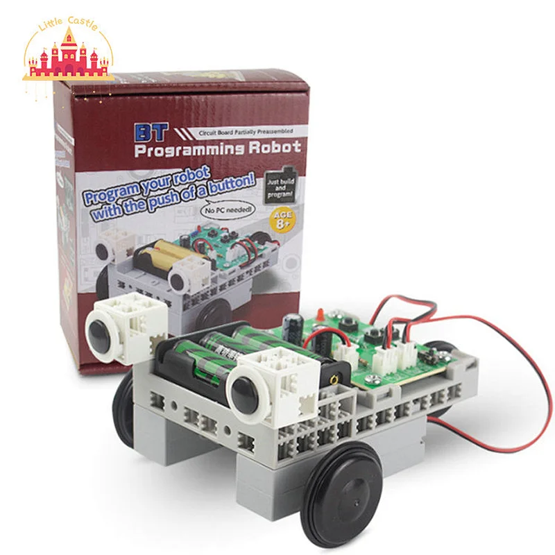 Science Electric Toy DIY Plastic Programme Robot Building Block Set For Kids SL13A499