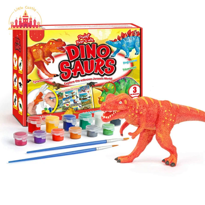 Kids Educational Toy DIY Wild Animal Painting Set Plaster Crafts SL17A046