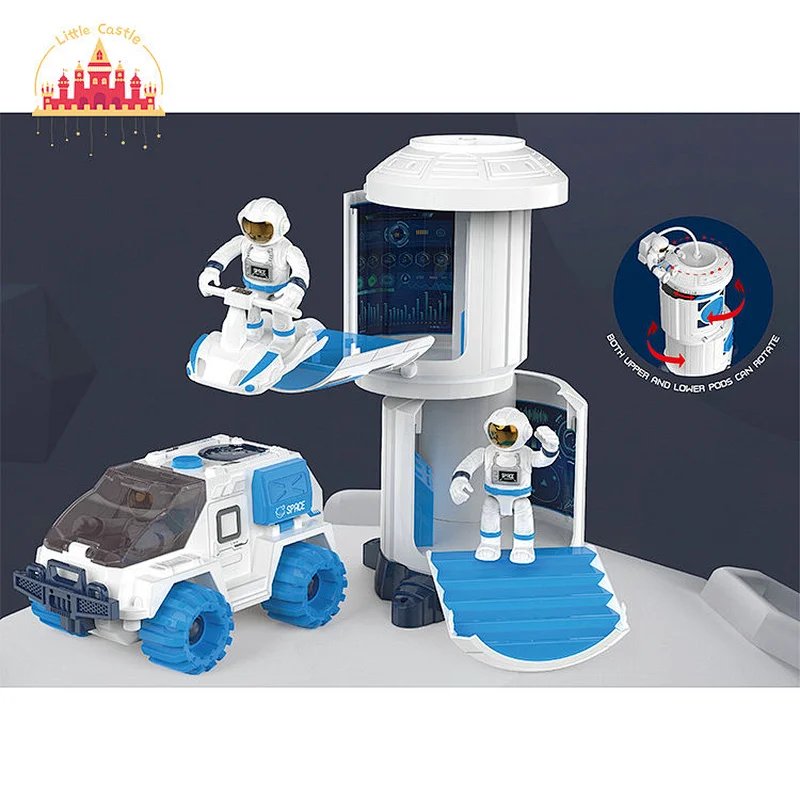 New Design Kids Space Model Toys Plastic Space Capsule With Radar Vehicle SL04A330