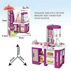 Factory Direct Cooking Play Set Play House Plastic Kitchen Toy For Kids SL10C326
